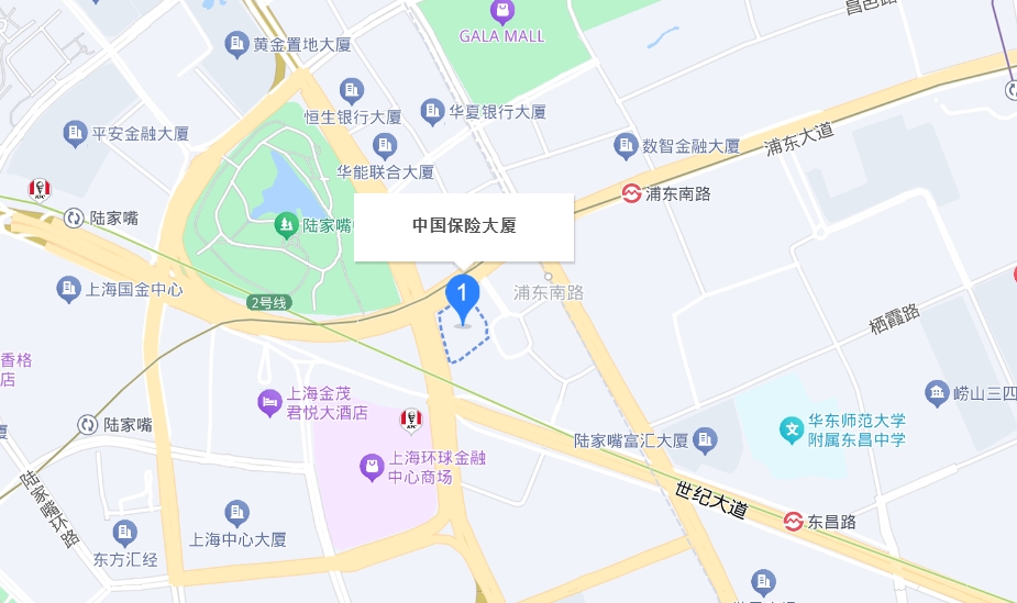 中国保险大厦地理位置